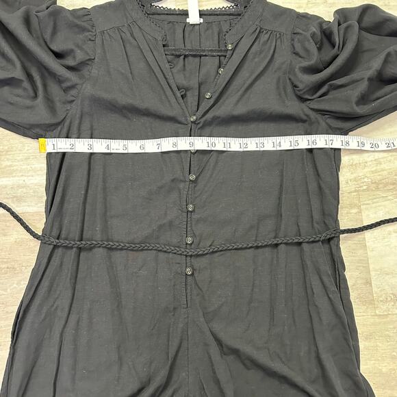 KIVARI - Raquelle Playsuit Romper - Black Size US 2 - Picture 11 of 13